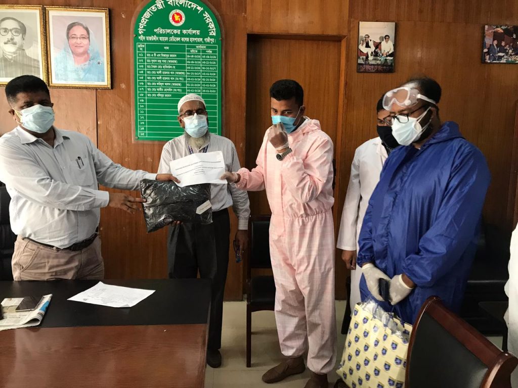 PPE Handover to Shaheed Taj Uddin Medical Colege Gazipur